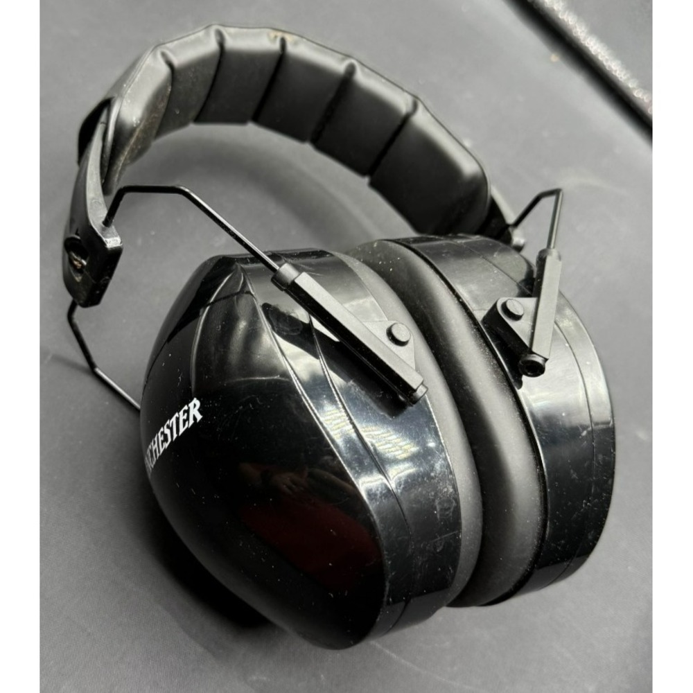 Winchester Folding Hearing Protection Ear Muffs Shooting Range‎ Hunting Black